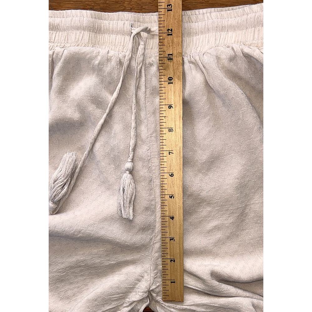 Lulus Wide-Leg Lined Drawstring Beige Pants Medium - Picture 3 of 8
